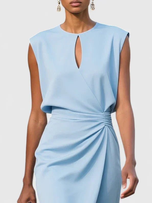 DIANA - VESTIDO AZUL CLÁSICO
