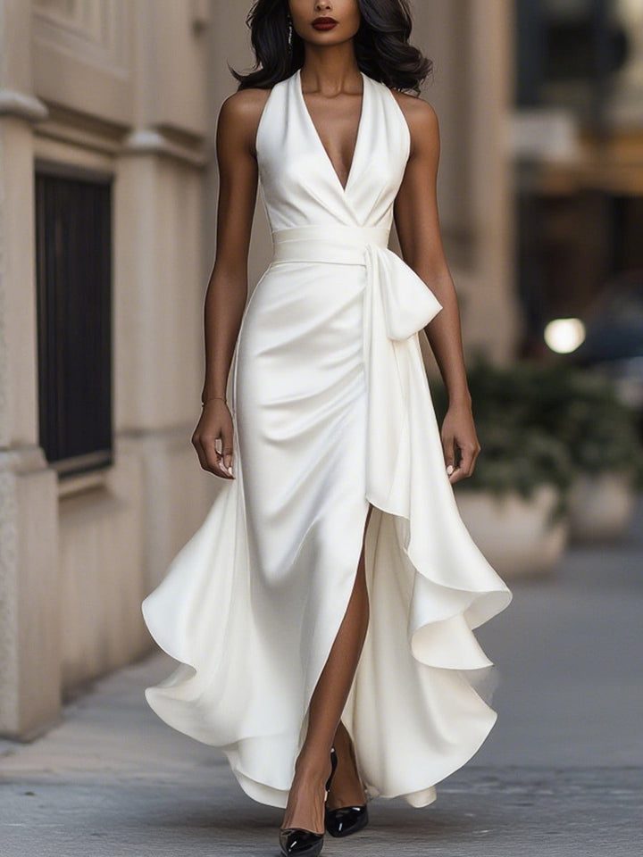 SAMARA - VESTIDO LARGO CON VUELO