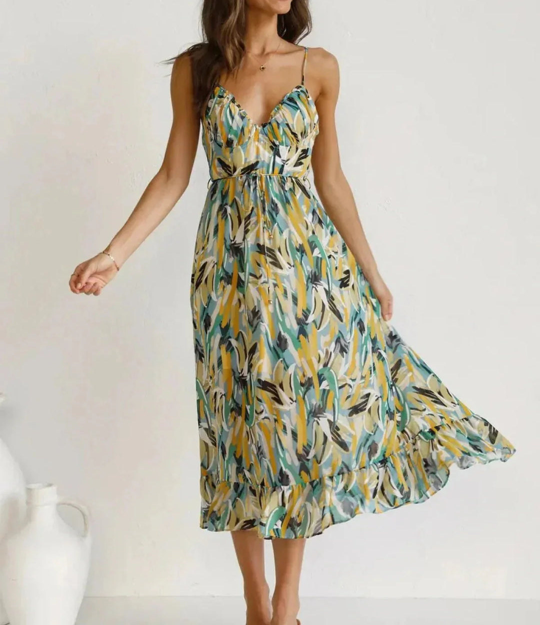ISABEL - VESTIDO ESTAMPADO ELEGANTE