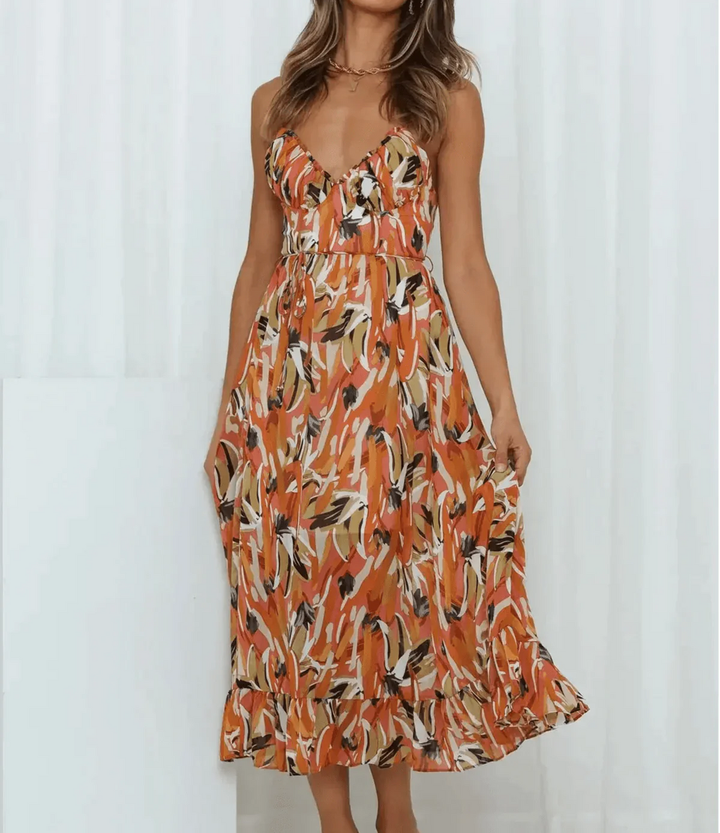 ISABEL - VESTIDO ESTAMPADO ELEGANTE