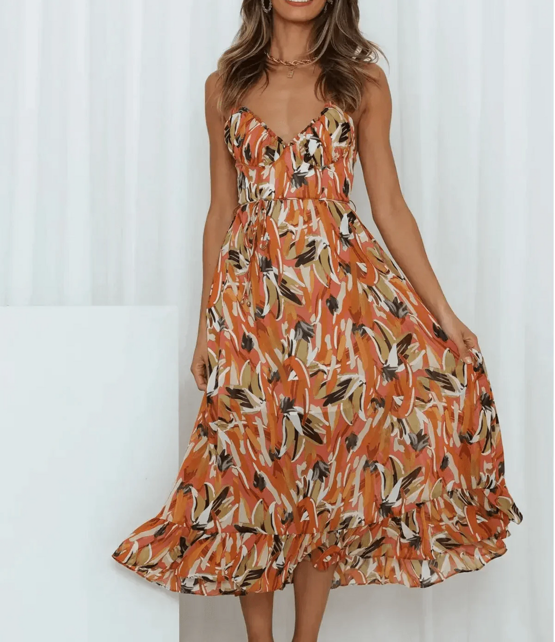 ISABEL - VESTIDO ESTAMPADO ELEGANTE