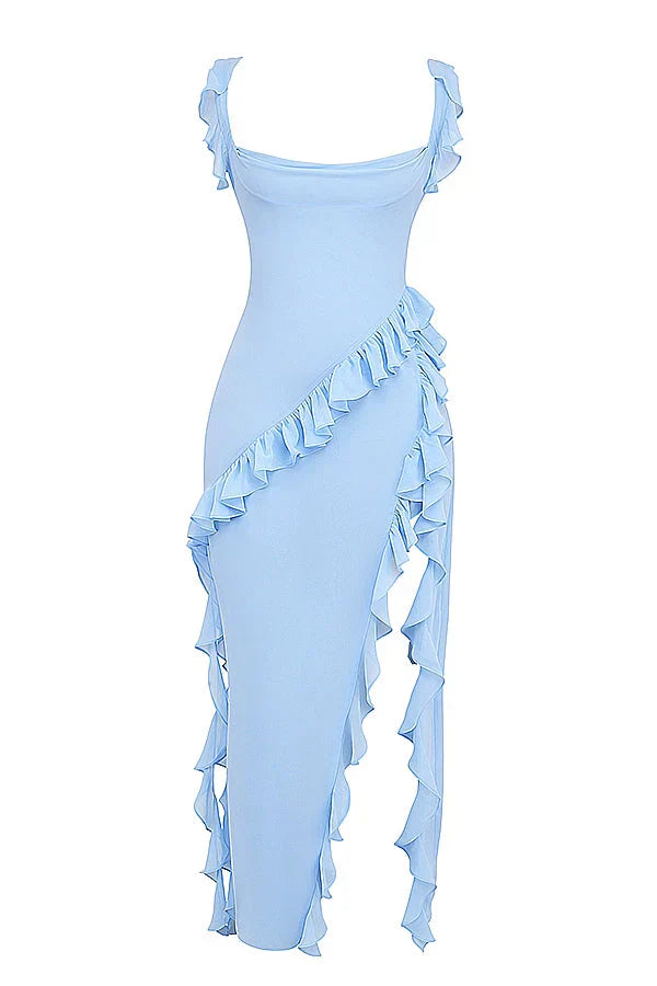 ORIANA - VESTIDO CON VOLANTES