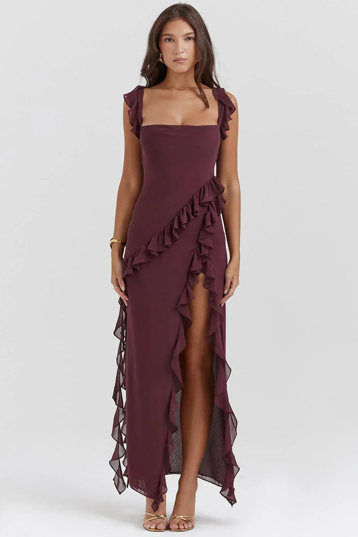 ORIANA - VESTIDO CON VOLANTES