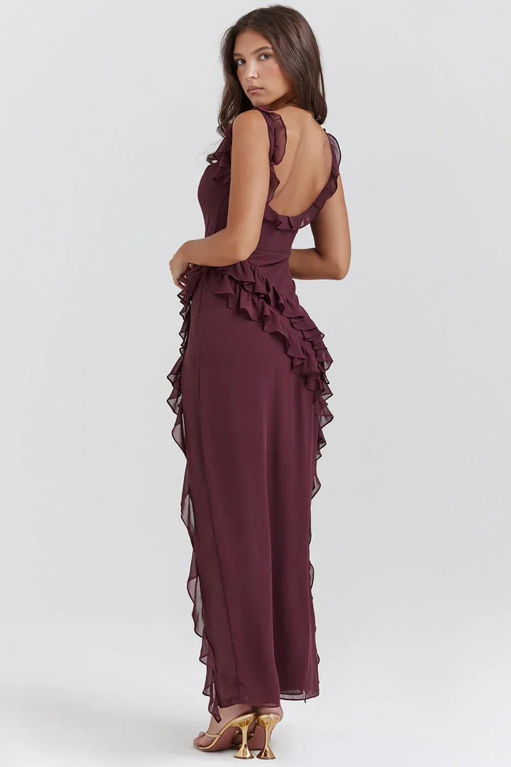 ORIANA - VESTIDO CON VOLANTES