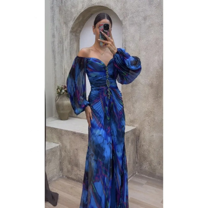 LUCÍA - VESTIDO LARGO CON ABERTURA