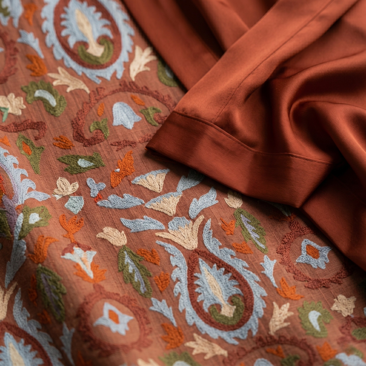 LOURDES - CONJUNTO LARGO CON CHALECO COORDINADO