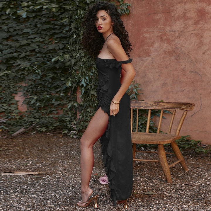 ORIANA - VESTIDO CON VOLANTES