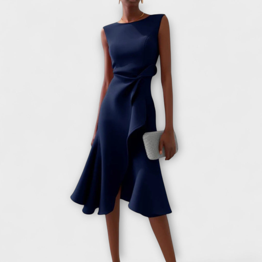 REBECA - VESTIDO ELEGANTE ENTALLADO
