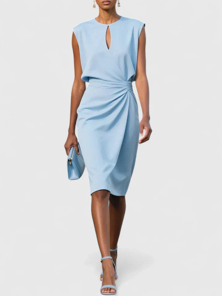 DIANA - VESTIDO AZUL CLÁSICO