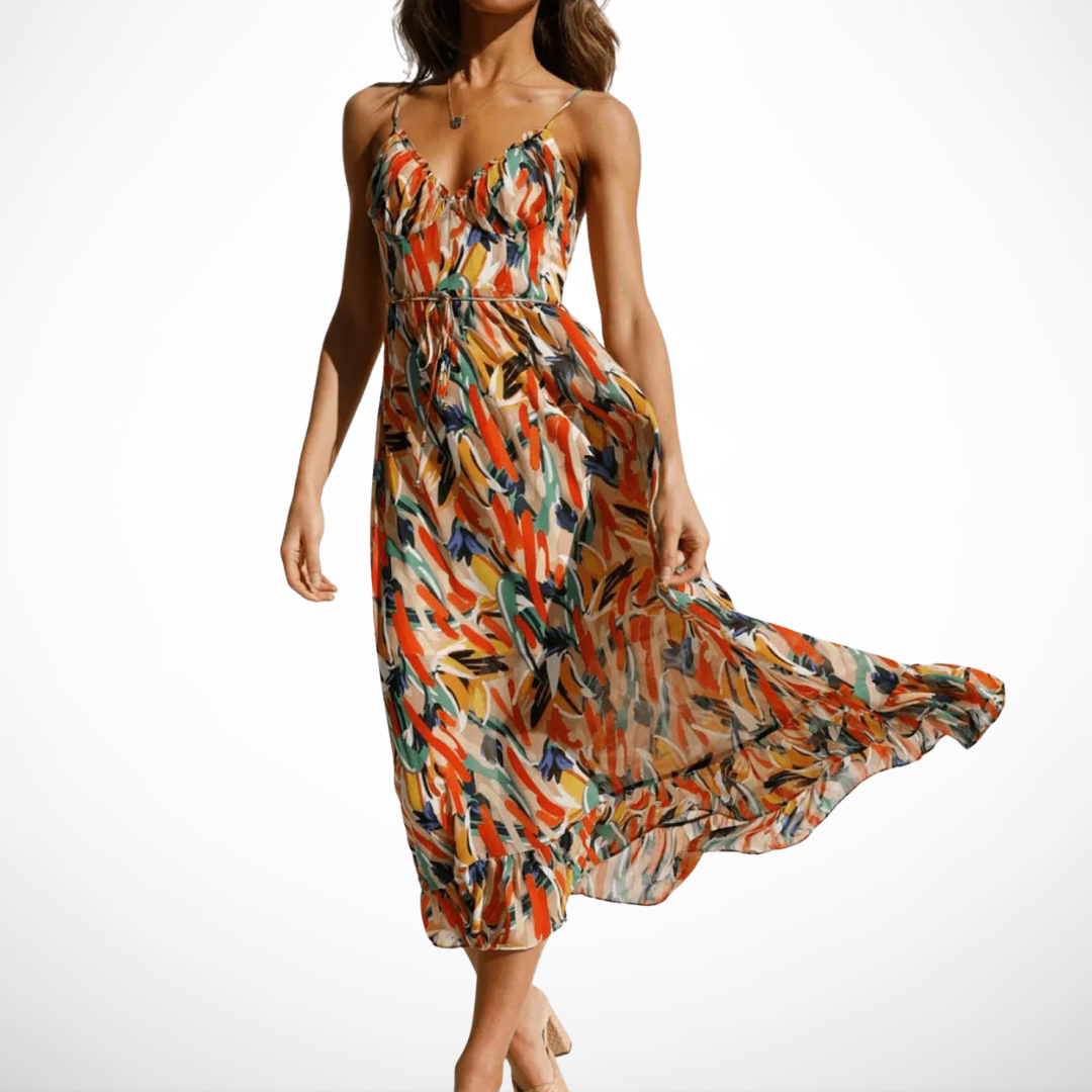 ISABEL - VESTIDO ESTAMPADO ELEGANTE