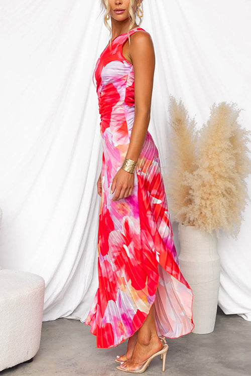 VALERIA - VESTIDO ASIMÉTRICO FLORAL