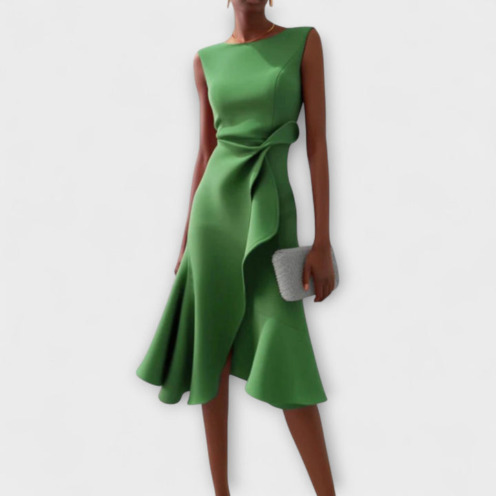 REBECA - VESTIDO ELEGANTE ENTALLADO
