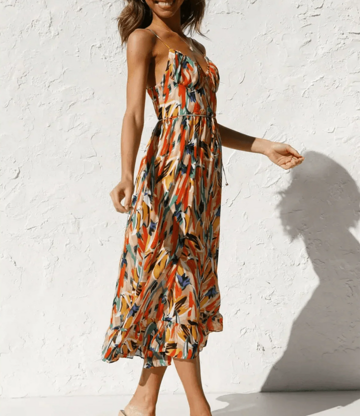 ISABEL - VESTIDO ESTAMPADO ELEGANTE