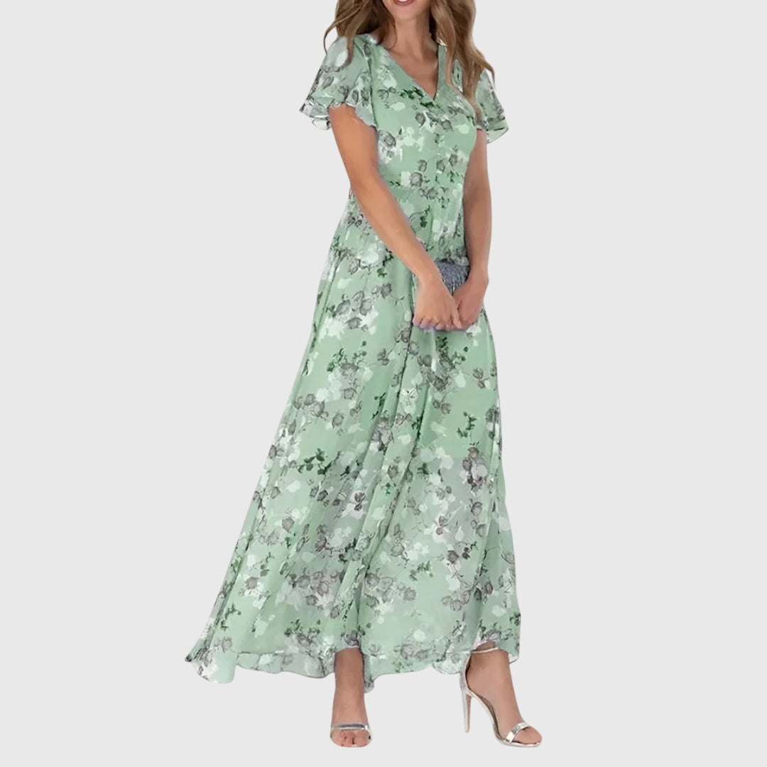 PALOMA - VESTIDO LARGO FLORAL