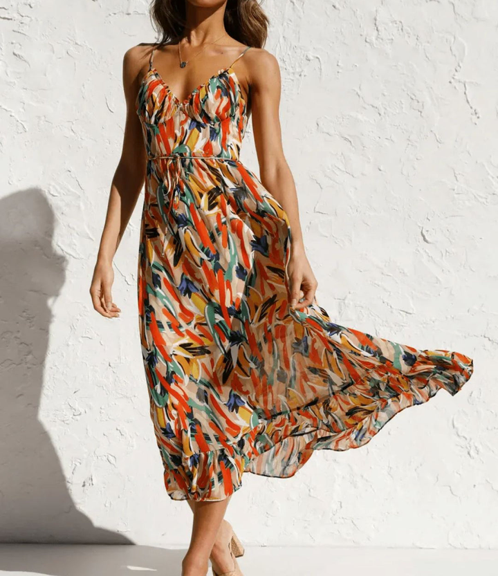 ISABEL - VESTIDO ESTAMPADO ELEGANTE