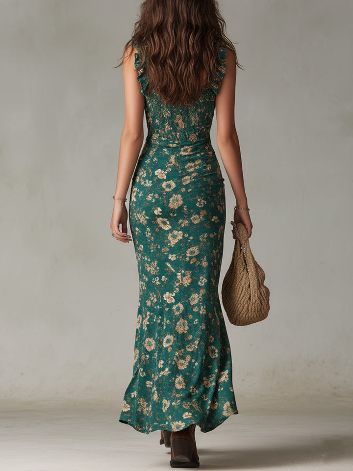 MARTA - VESTIDO ROMÁNTICO VERDE