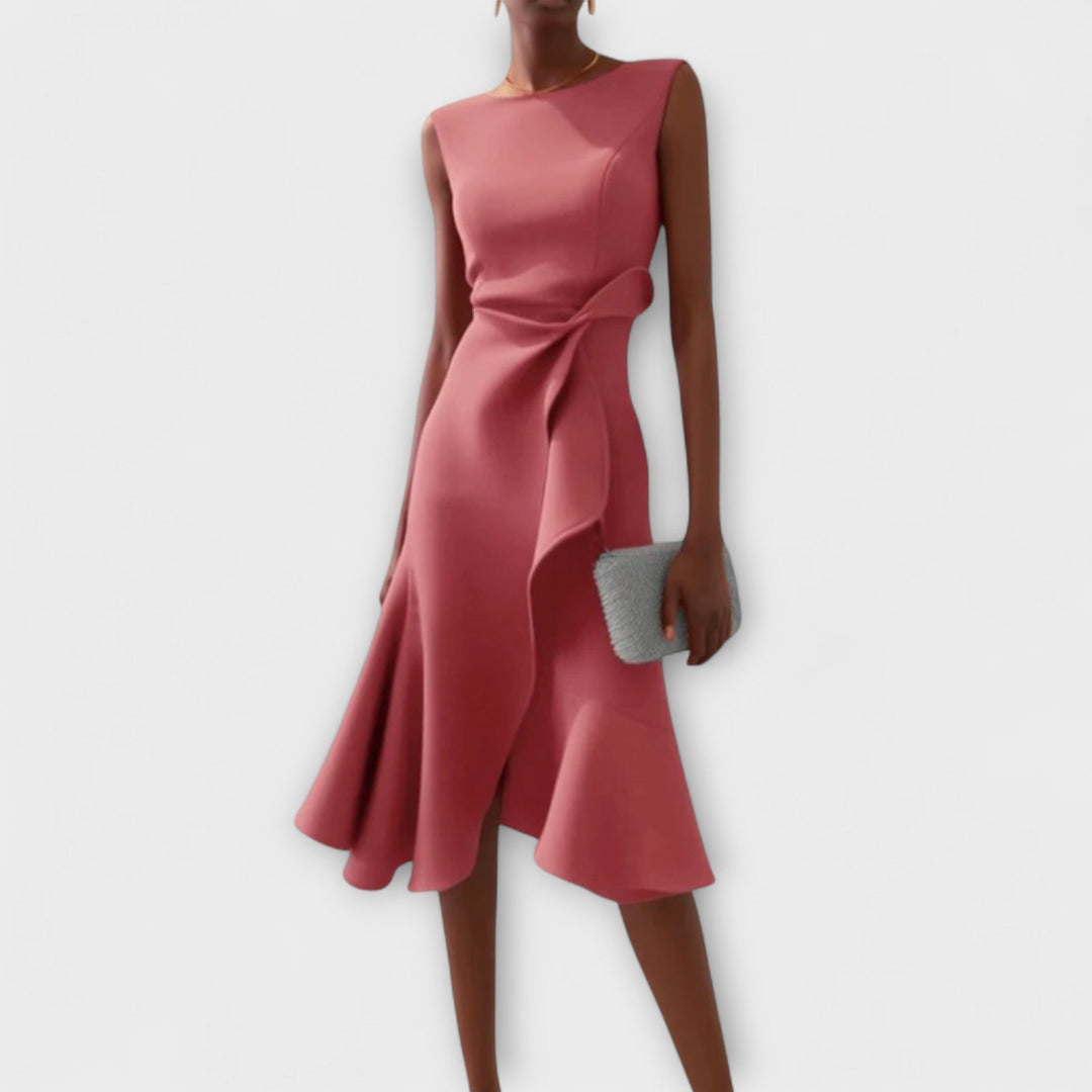 REBECA - VESTIDO ELEGANTE ENTALLADO