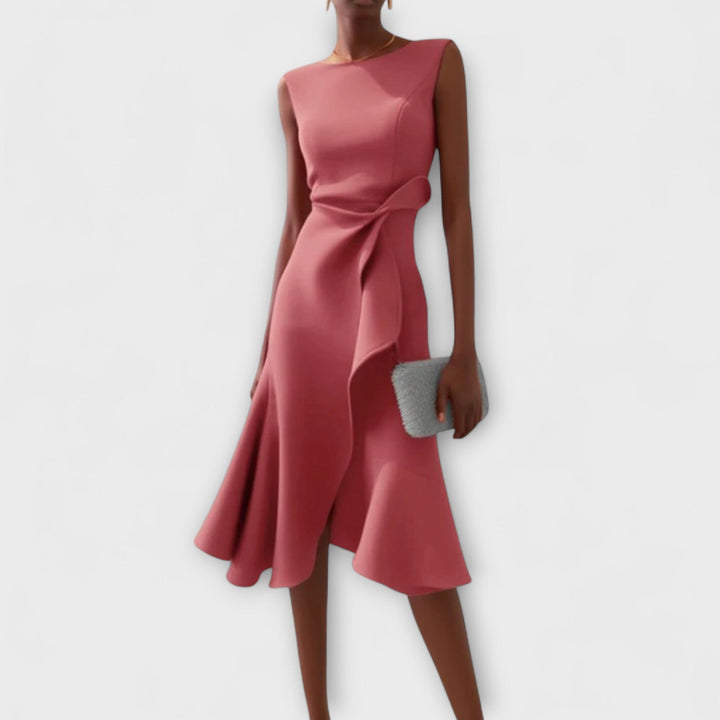 REBECA - VESTIDO ELEGANTE ENTALLADO