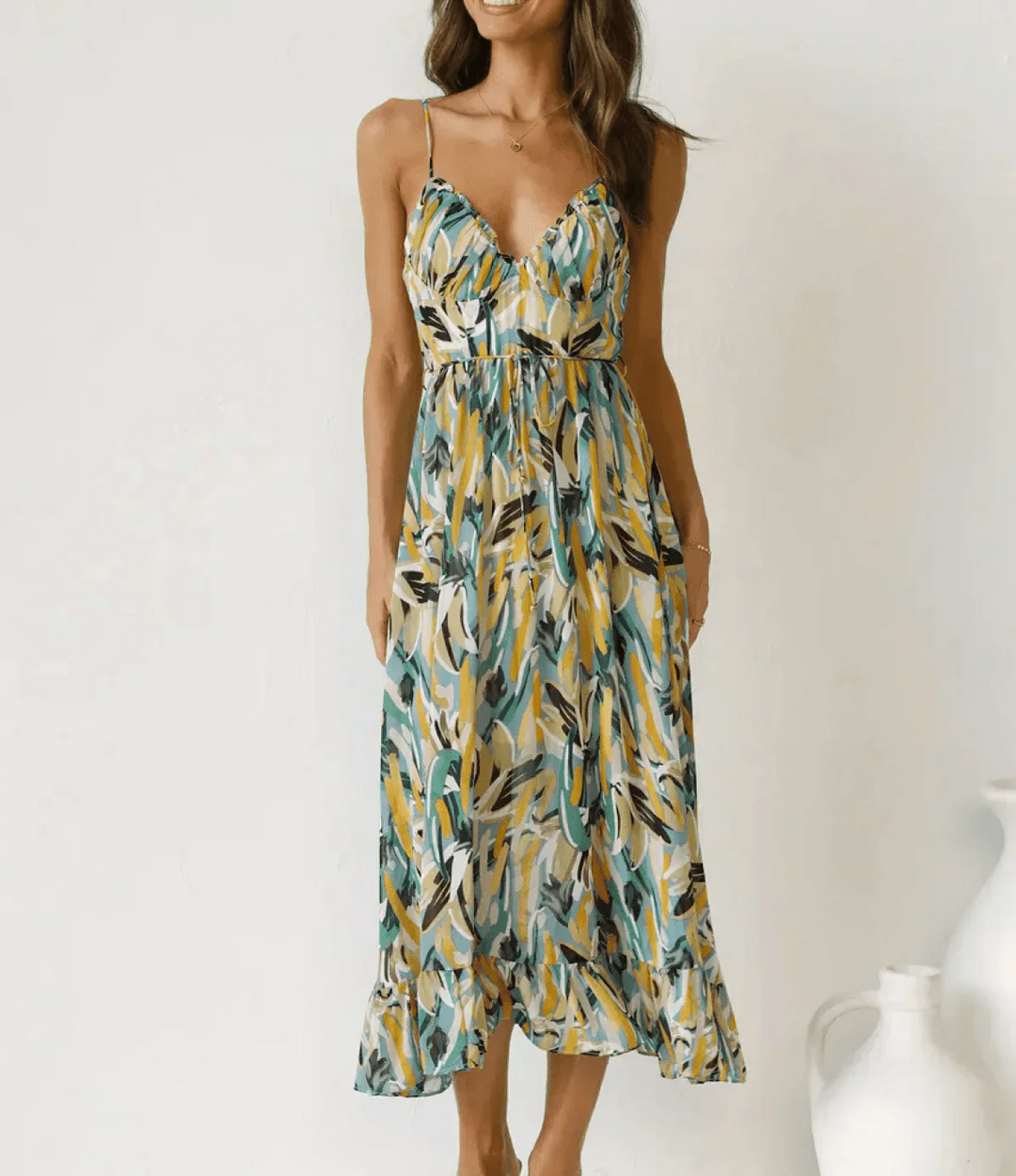 ISABEL - VESTIDO ESTAMPADO ELEGANTE