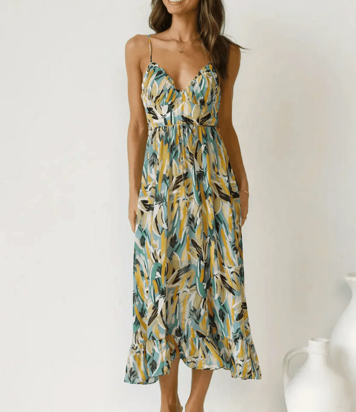 ISABEL - VESTIDO ESTAMPADO ELEGANTE