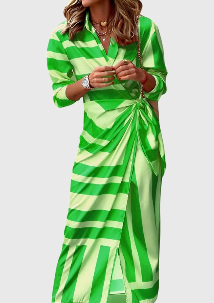 HELENA - VESTIDO CRUZADO ESTAMPADO