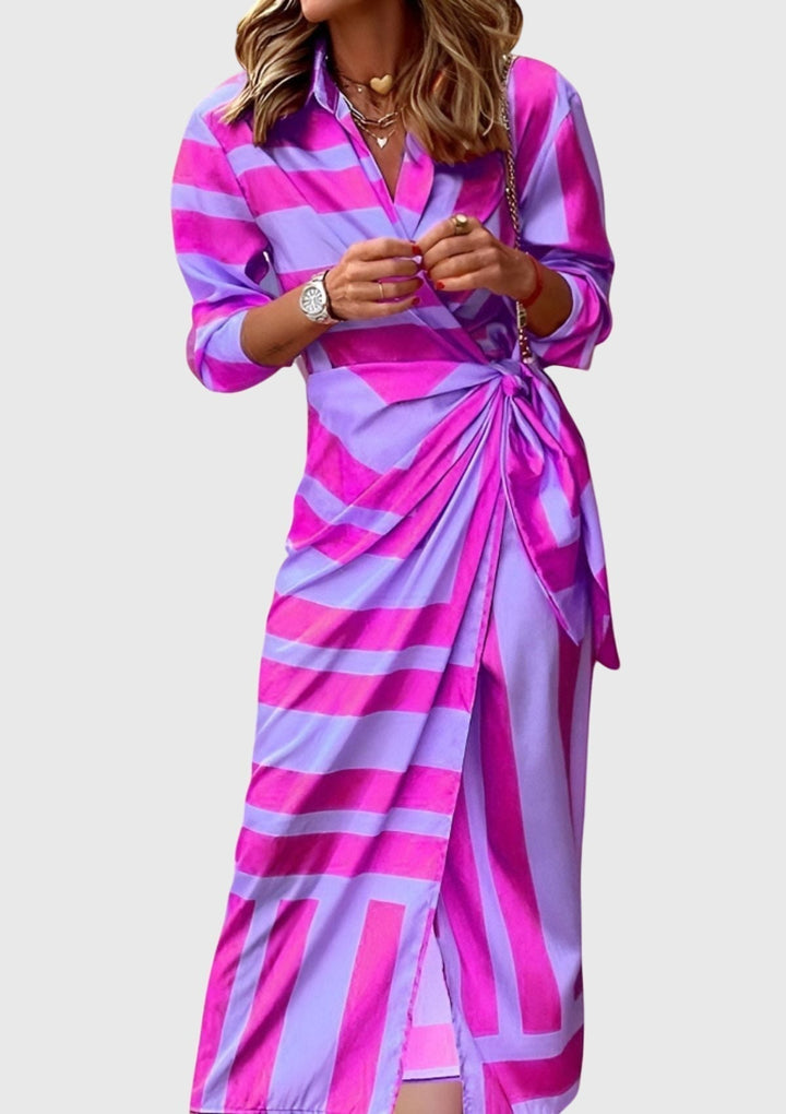 HELENA - VESTIDO CRUZADO ESTAMPADO
