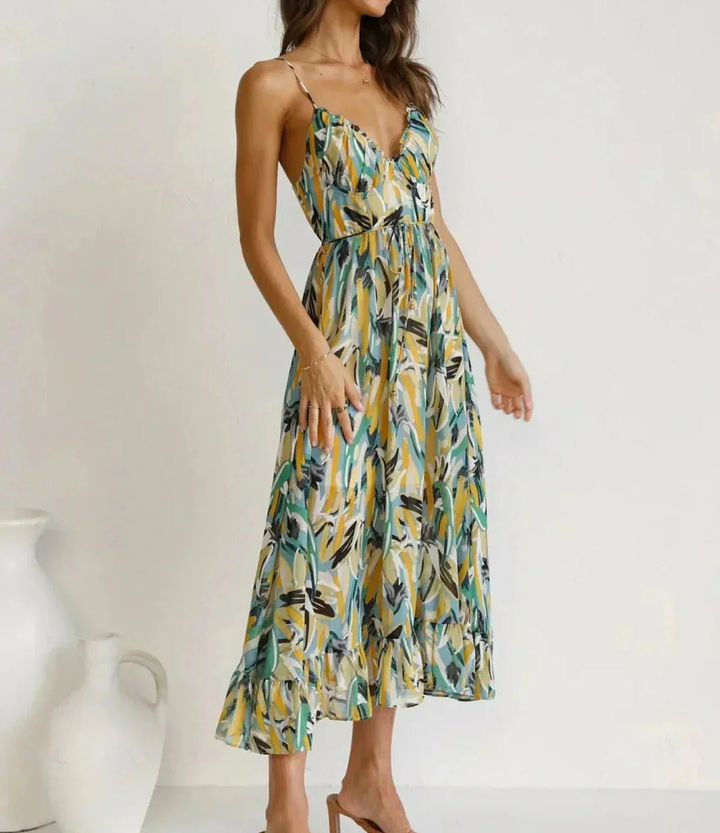 ISABEL - VESTIDO ESTAMPADO ELEGANTE