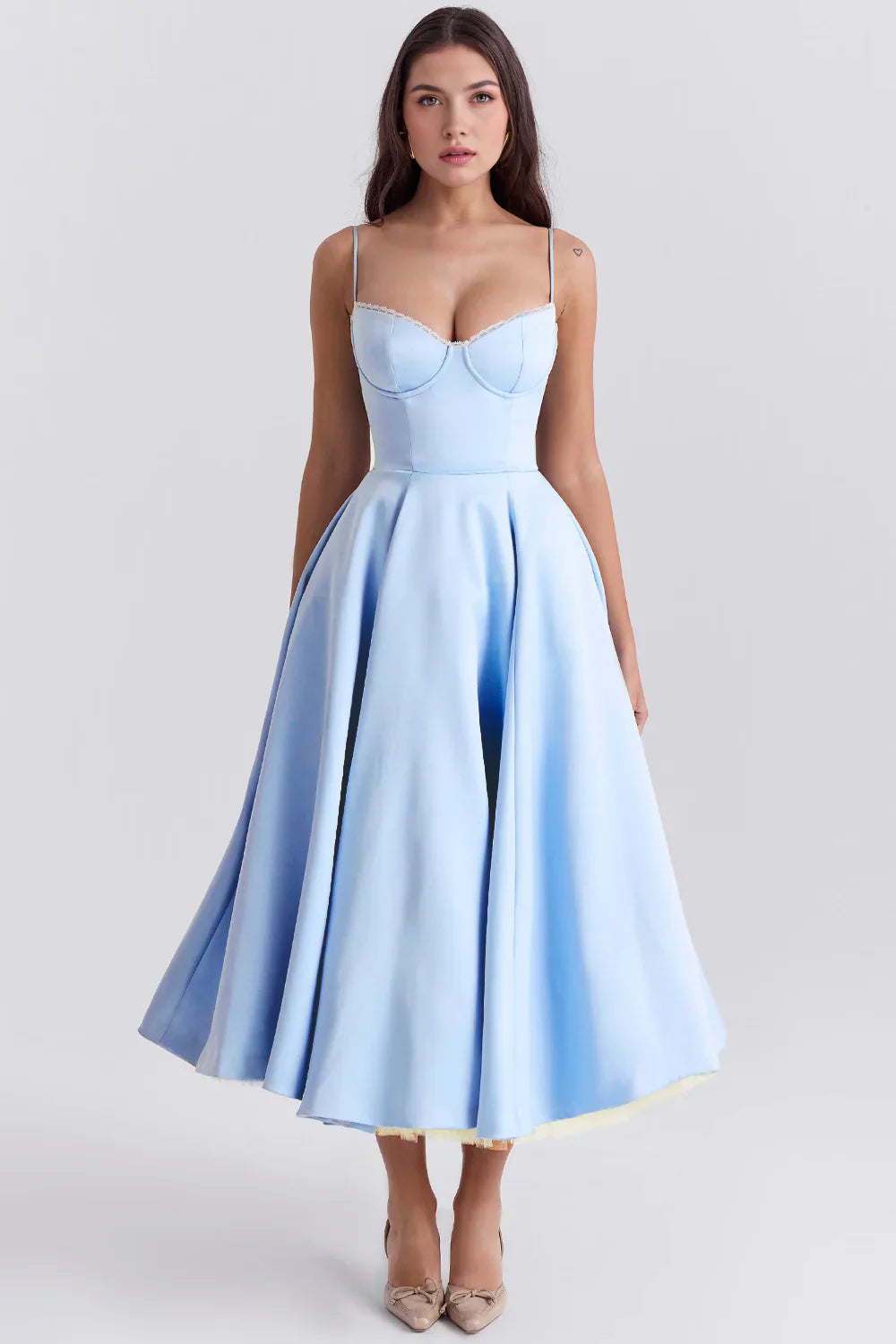 MARIANA - VESTIDO MIDI CON TUL