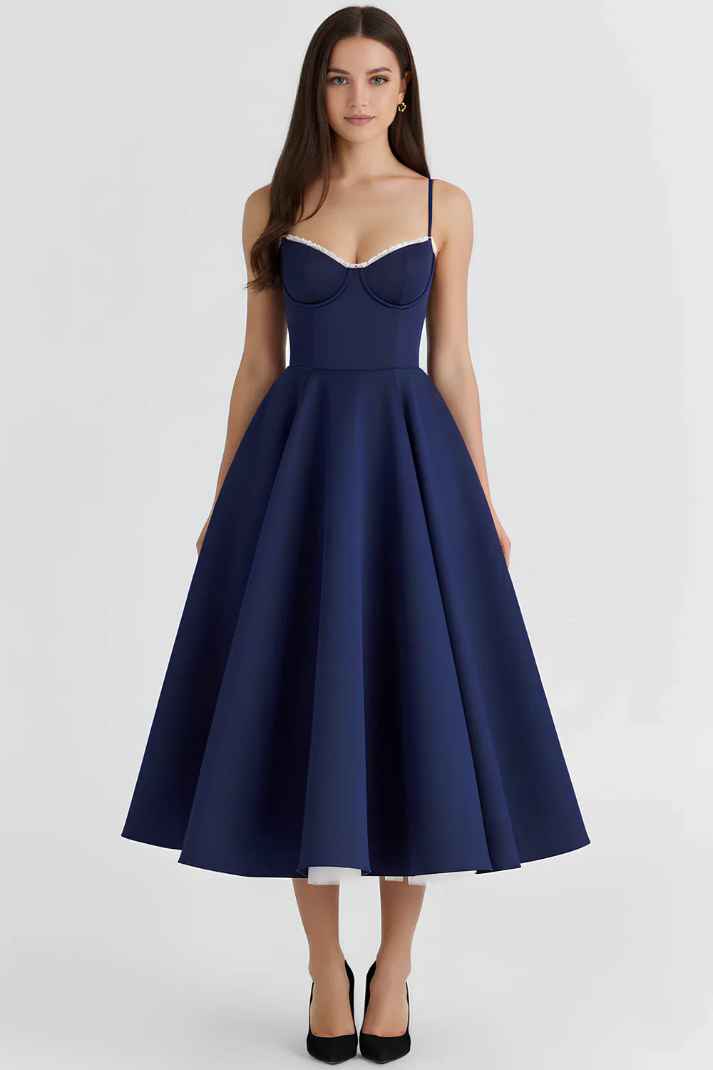 MARIANA - VESTIDO MIDI CON TUL