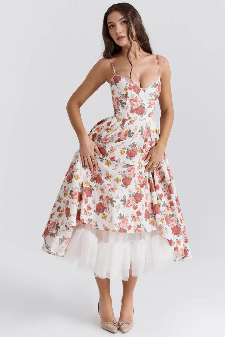 MARIANA - VESTIDO MIDI CON TUL