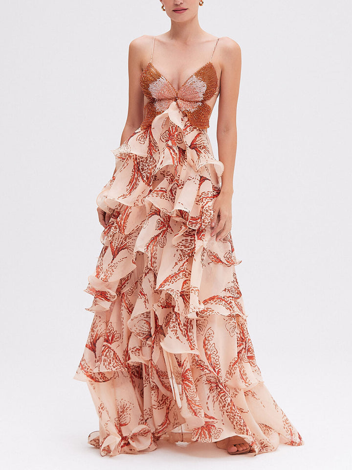 MÓNICA - VESTIDO ELEGANTE BORDADO