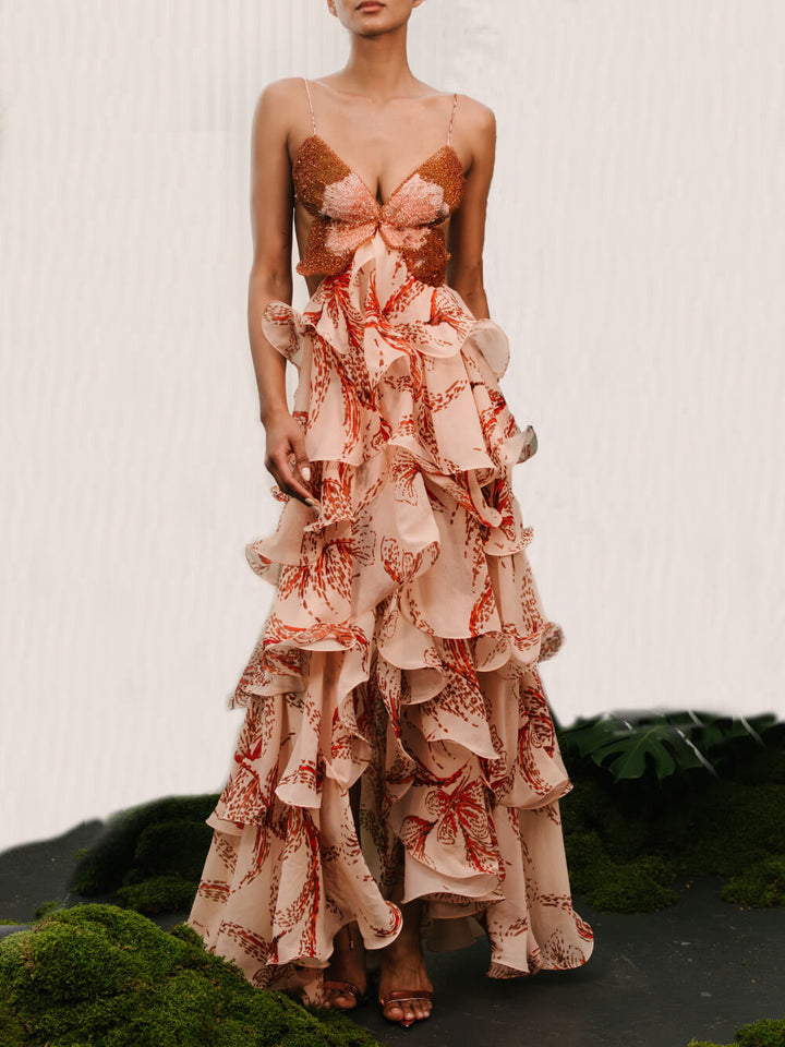 MÓNICA - VESTIDO ELEGANTE BORDADO