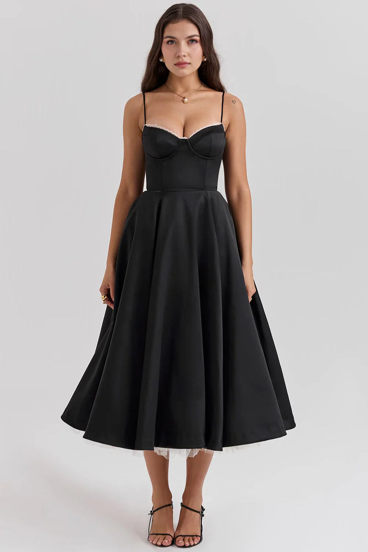 MARIANA - VESTIDO MIDI CON TUL