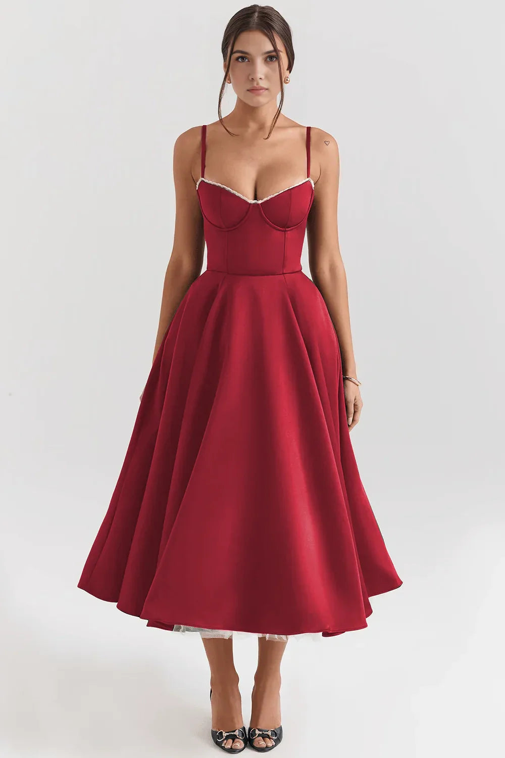 MARIANA - VESTIDO MIDI CON TUL