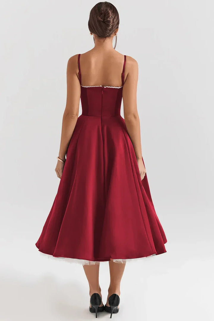 MARIANA - VESTIDO MIDI CON TUL