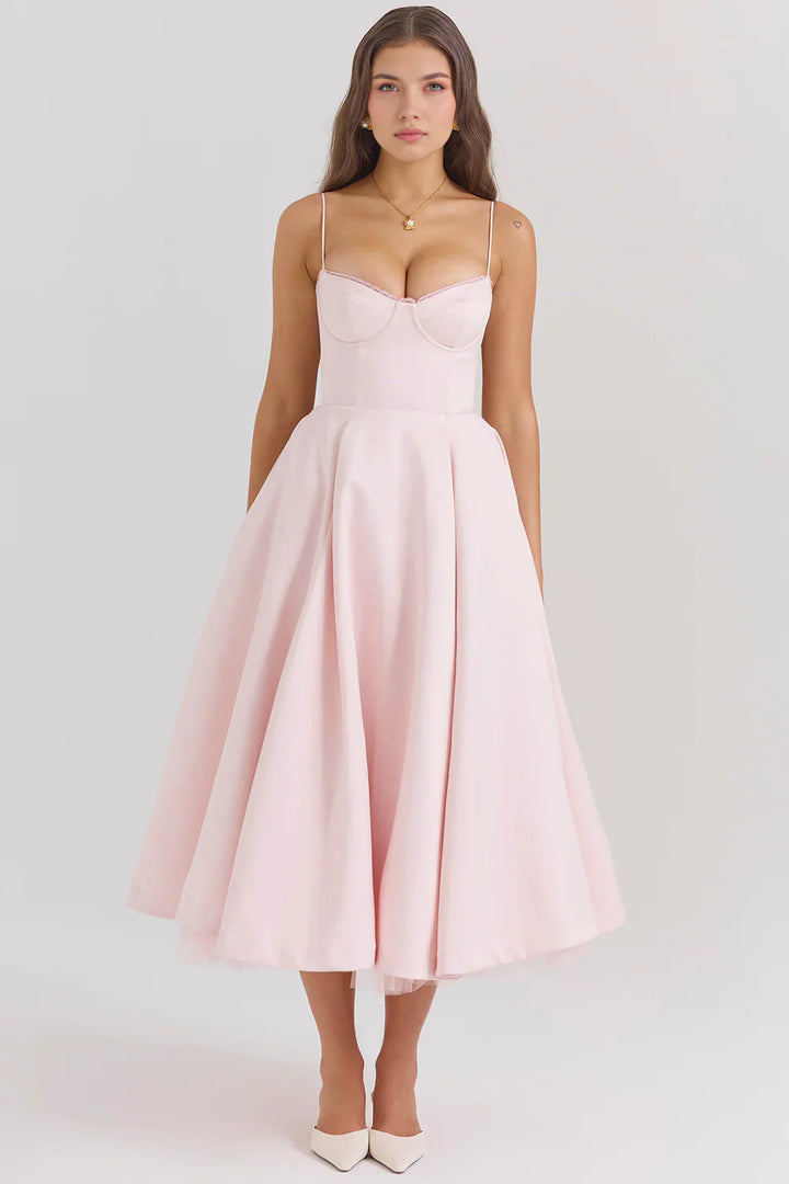 MARIANA - VESTIDO MIDI CON TUL