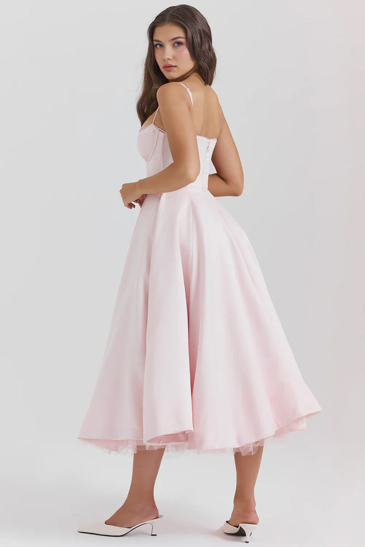 MARIANA - VESTIDO MIDI CON TUL
