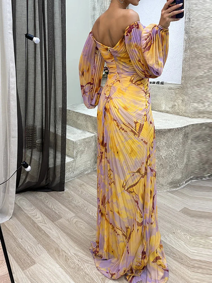 LUCÍA - VESTIDO LARGO CON ABERTURA