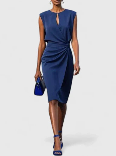 DIANA - VESTIDO AZUL CLÁSICO