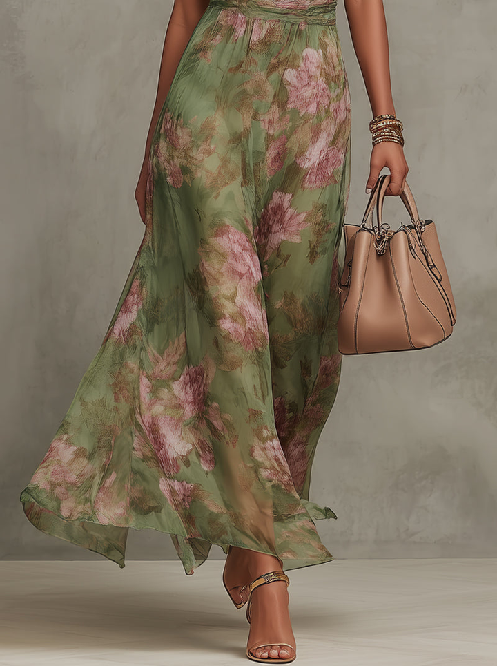 DÉBORA - VESTIDO FLORAL CON CAÍDA