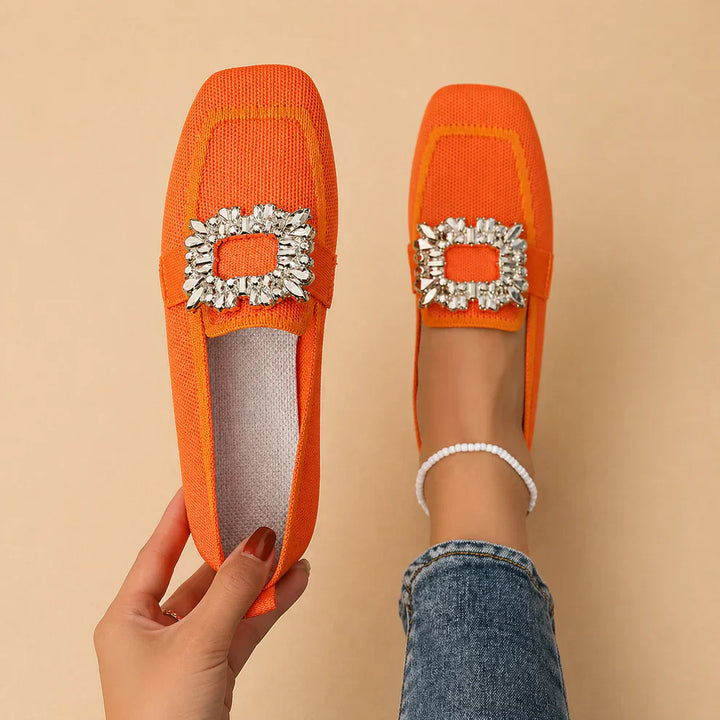 MIRENA - MOCASÍN ELEGANTE CON BRILLO