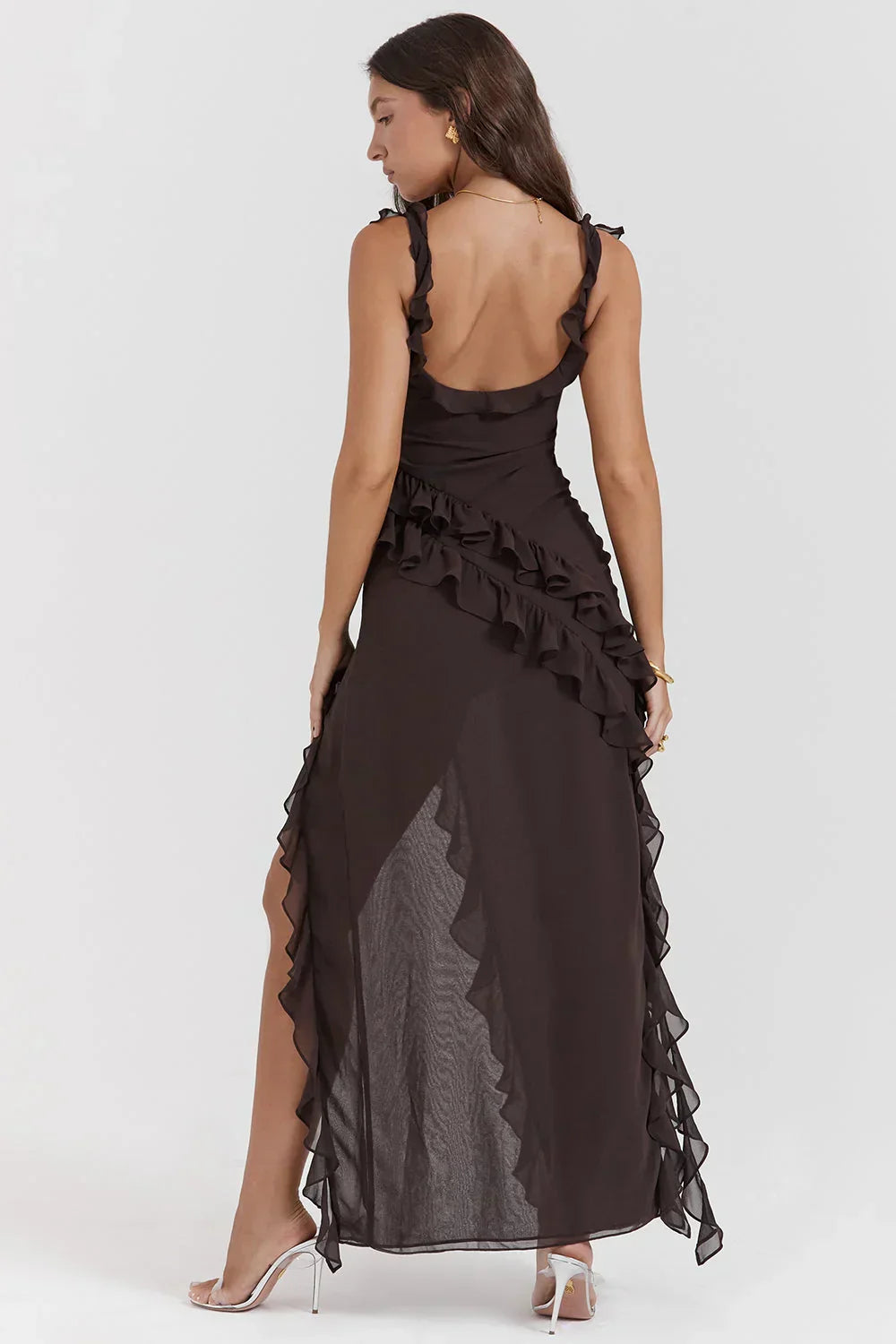 ORIANA - VESTIDO CON VOLANTES