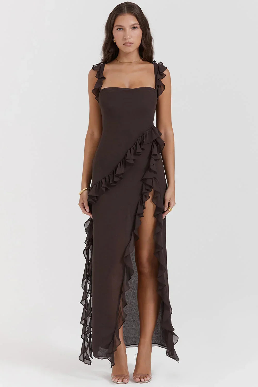 ORIANA - VESTIDO CON VOLANTES