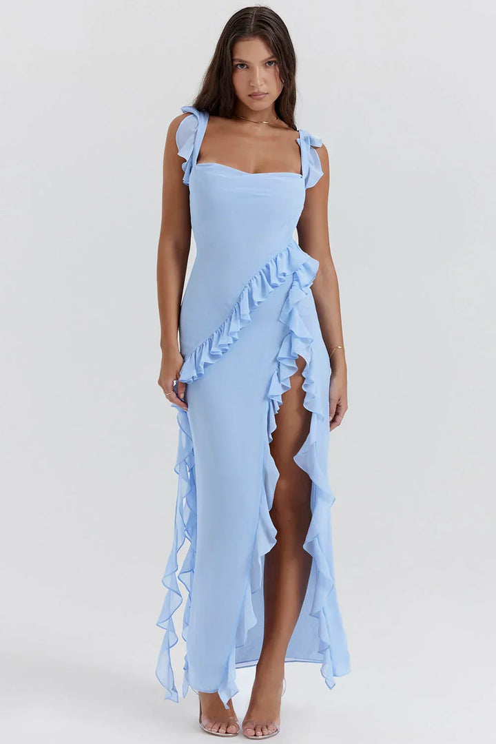 ORIANA - VESTIDO CON VOLANTES