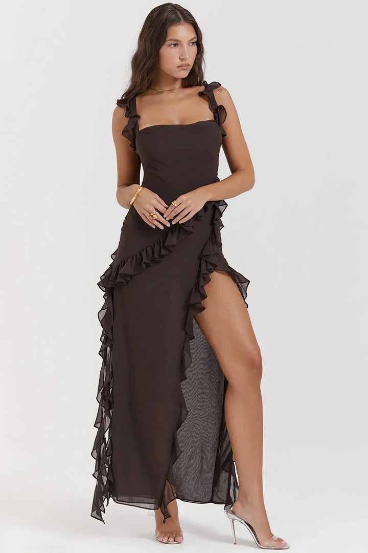 ORIANA - VESTIDO CON VOLANTES