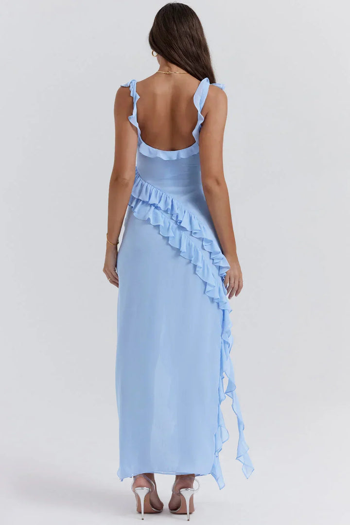 ORIANA - VESTIDO CON VOLANTES