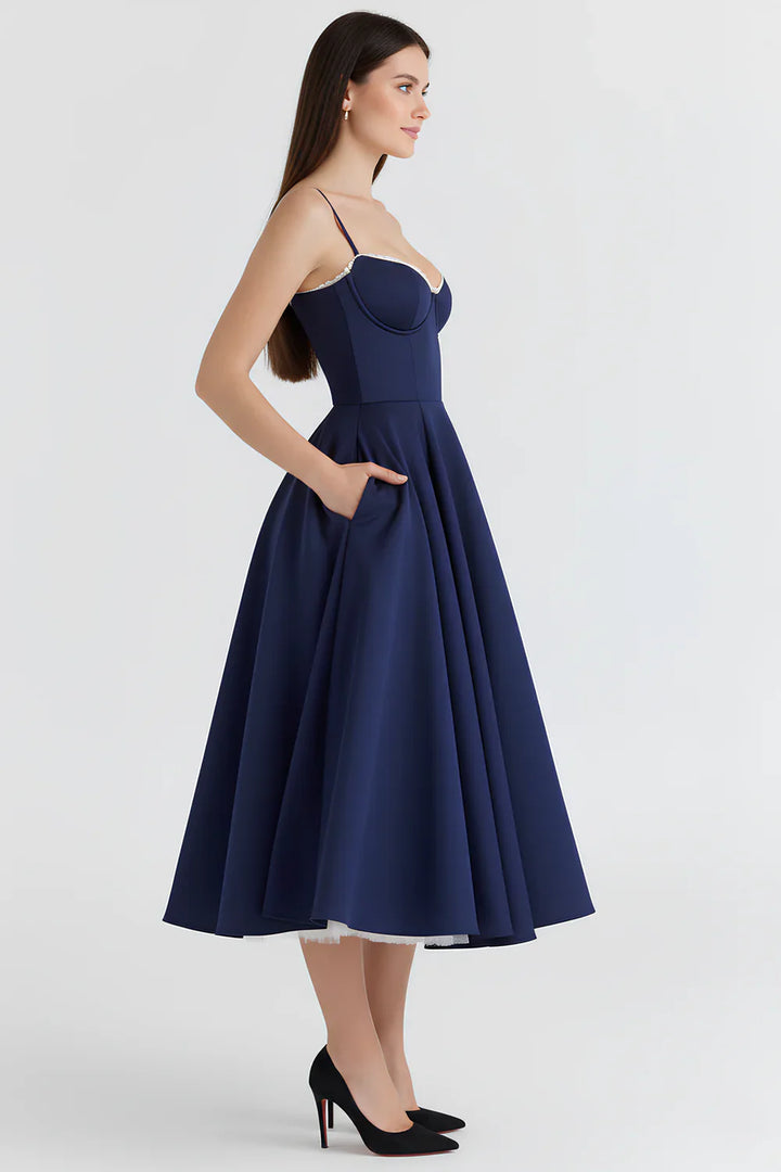 MARIANA - VESTIDO MIDI CON TUL