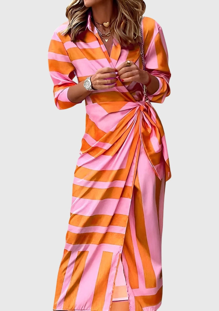 HELENA - VESTIDO CRUZADO ESTAMPADO