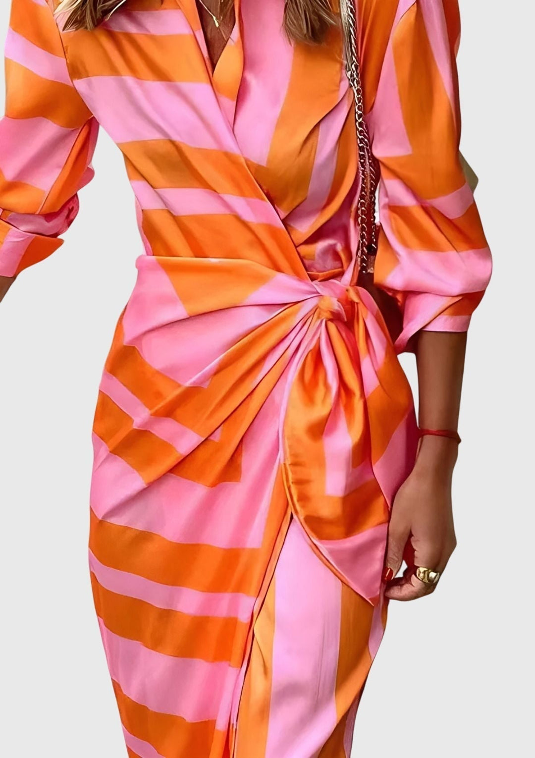 HELENA - VESTIDO CRUZADO ESTAMPADO