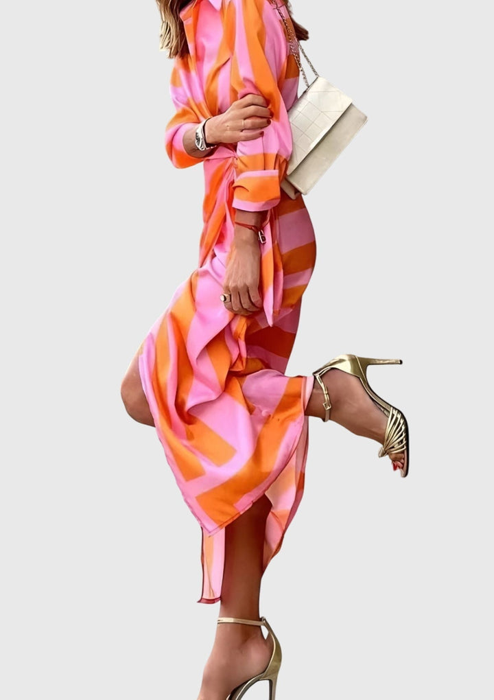 HELENA - VESTIDO CRUZADO ESTAMPADO